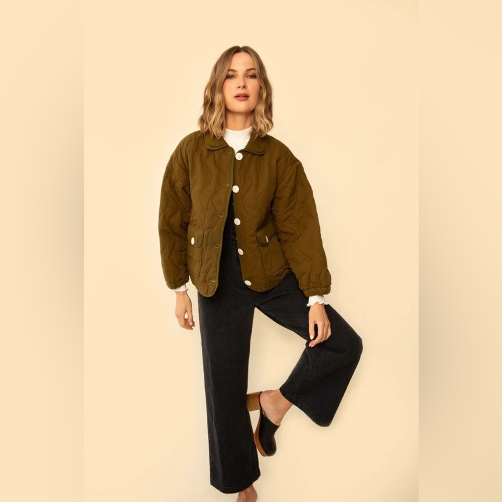Whimsy Row, Hunter Green, Liam Jacket - Size Small